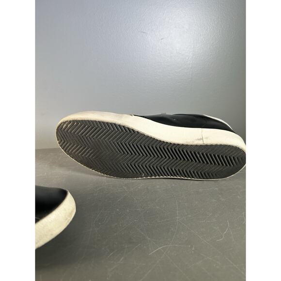 Golden Goose Deluxe Brand Black & White Super Star Low-Top Sneakers Size 44 - Picture 3 of 7